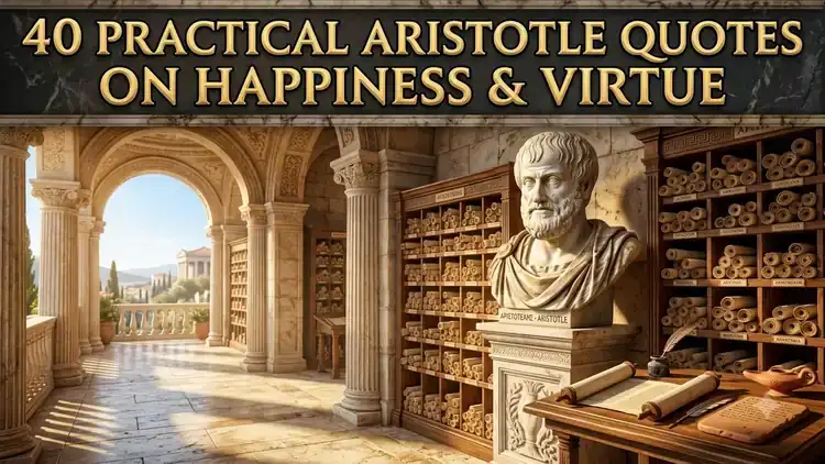 40 Practical Aristotle Quotes on Happiness, Virtue & Excellence