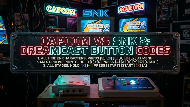 Capcom vs SNK 2 Dreamcast Buttons for Generic Quotes: Input Guide & Victory Lore