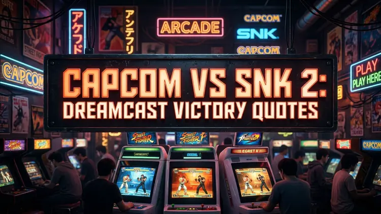 Capcom vs SNK 2 Dreamcast Generic Quotes: Victory Dialogue, Arcade Lore & Unlock Guide