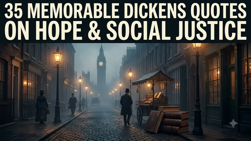 35 Memorable Charles Dickens Quotes on Hope & Society
