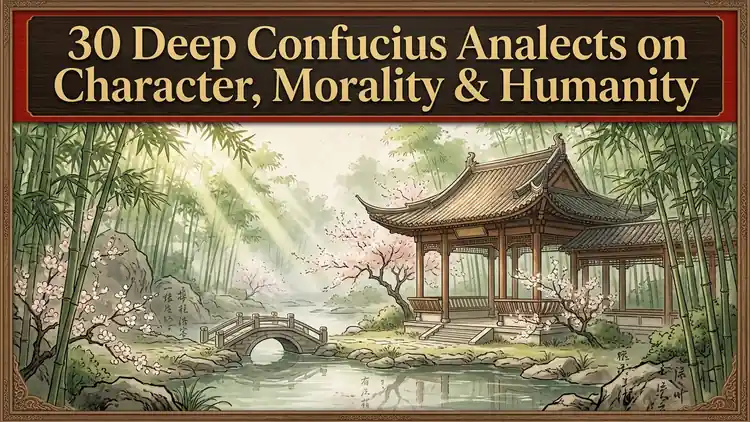 30 Deep Confucius Analects on Character, Morality & Humanity