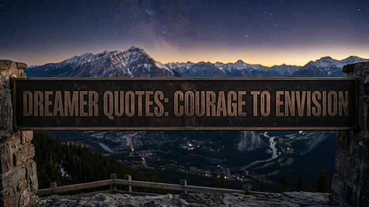 70 Inspiring Dreamer Quotes: Visionary Courage, Ambition & The Relentless Pursuit