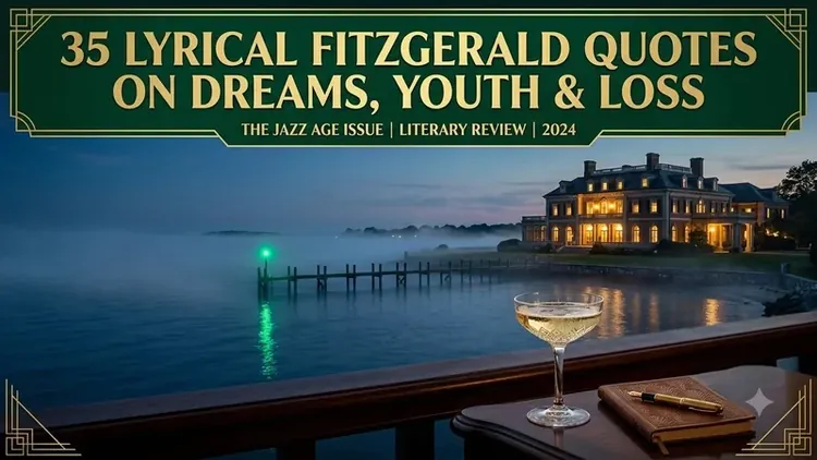 35 Lyrical Fitzgerald Quotes on Dreams, Youth & Loss