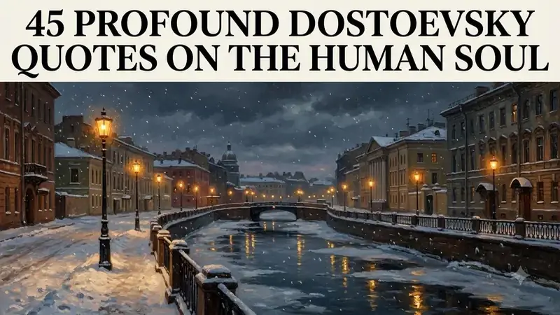 45 Profound Dostoevsky Quotes on the Soul & Redemption