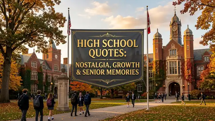 68 Inspiring High School Quotes: Senior Memories, Growth & Ambition