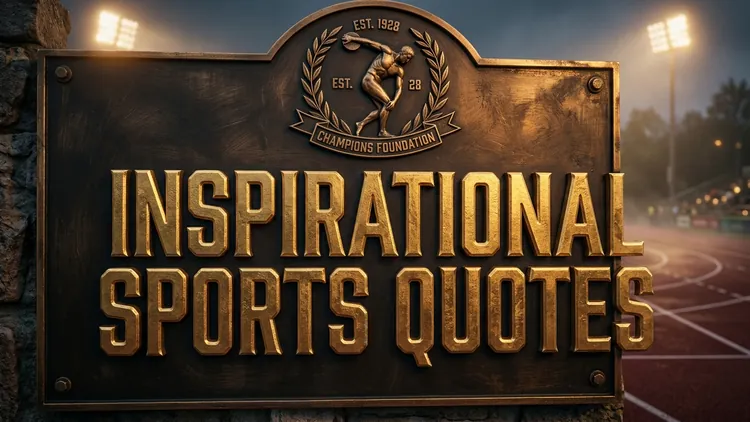 65 Inspirational Motivational Sports Quotes: Grit, Tenacity & Glory