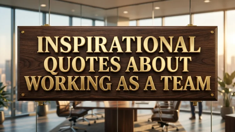 65 Inspirational Quotes About Working as a Team: Synergy, Trust & Collective Triumph