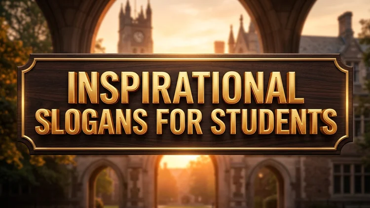 65 Powerful Inspirational Slogans for Students: Study Mantras, Energy & Academic Triumph