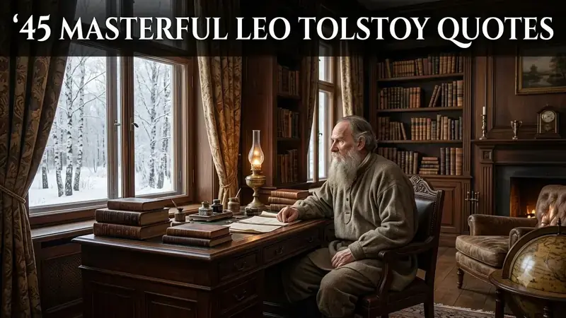 35 Timeless Leo Tolstoy Quotes on Love & Simple Living