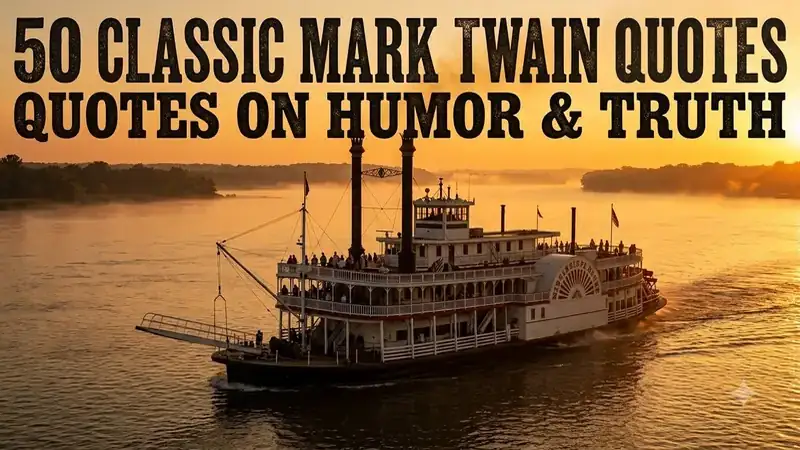 50 Witty Mark Twain Quotes on Life, Humor & Human Nature
