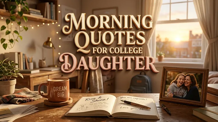 65 Loving Morning Quotes for College Daughter From Mom: Courage, Independence & Endless Love