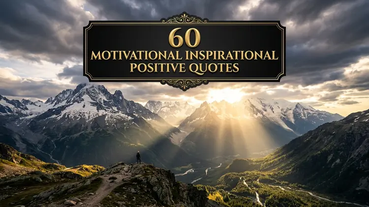 60 Motivational Inspirational Positive Quotes to Spark Courage, Drive & Relentless Hope