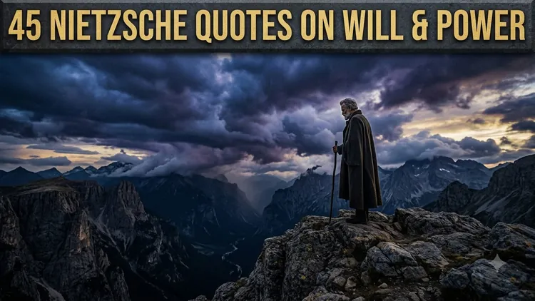 45 Mind-Bending Nietzsche Quotes on Will & Human Power