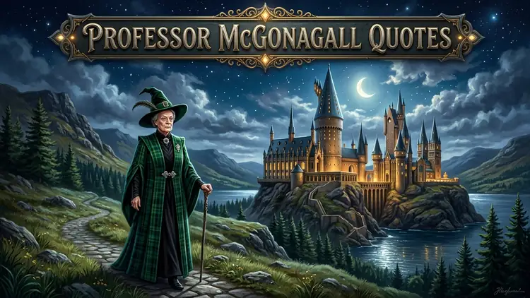 68 Fierce Professor McGonagall Quotes on Loyalty, Wit & Gryffindor Courage
