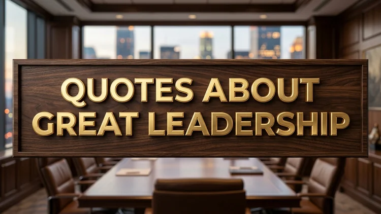 65 Timeless Quotes About Great Leadership: Integrity, Influence & Enduring Impact