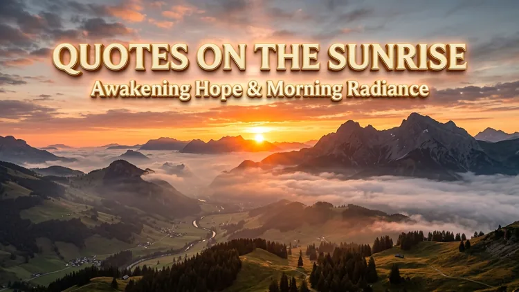 65 Illuminating Quotes on the Sunrise: Awakening Hope, Morning Radiance & Fresh Horizons
