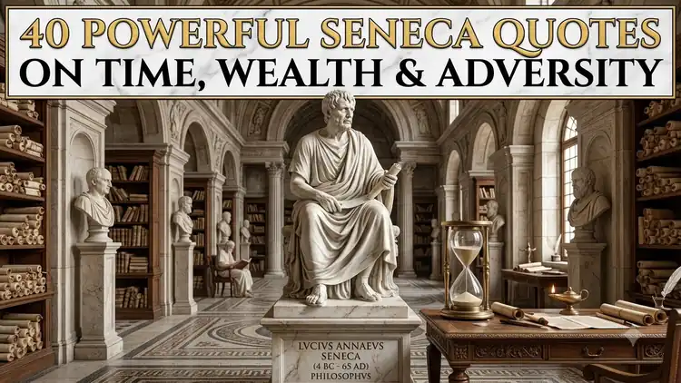 40 Stoic Seneca Quotes on Time, Wealth & Adversity