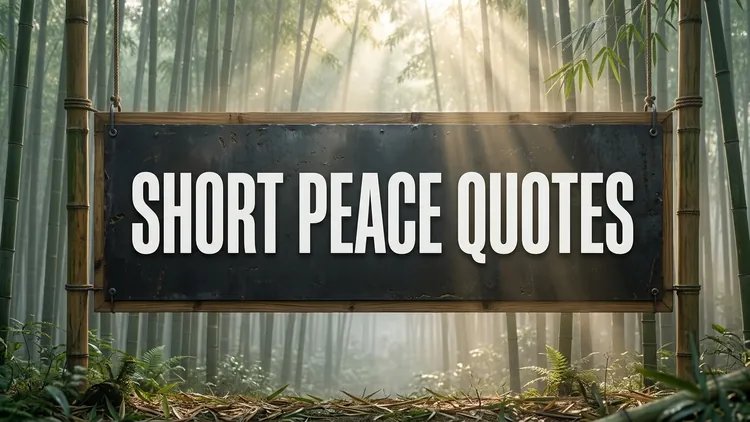 80 Short Peace Quotes: Calming Words, Stillness & Instant Inner Tranquility