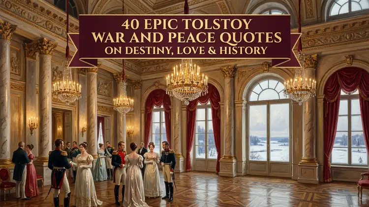 40 Epic Tolstoy War and Peace Quotes on Destiny, Love & History